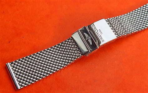 breitling mesh bracelet 22mm.